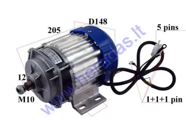 Electric brushless engine for ATV quad bike 500W 48V 600r / min 18A