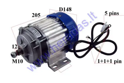 Electric brushless engine for ATV quad bike 500W 48V 600r / min 18A