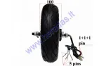 Electric engine for electric kick scooter with tire 350WAT 48V 10X2.50-6.5