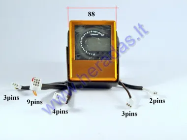 Digital speedometer tachometer for ATV quad bike