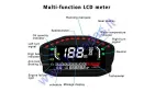 Elektroninis spidometras universalus 1,2,4 cilindrų motociklams BMW Honda Ducati Kawasaki Yamaha