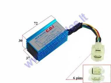 Elektroninis uždegimas CDI 6 kontaktų 