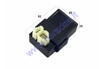 Elektroninis uždegimas CDI 6 kontaktų ATV keturračio motociklo pastovios srovės DC