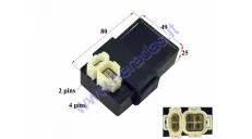 CDI CONTROLLER 6 pin FOR ATV QUAD BIKE DIRECT CURRENT DC AM6 KEEWAY XR TX 50 fits RUBI50, FLASH50