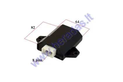 CDI controller 8 pin for scooter Peugeot 50-100cc . Disconnectable immobilizer