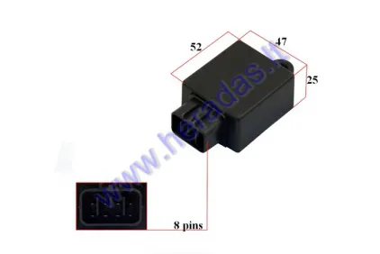 CDI controller 8 pin Peugeot Speedfigt 2-3 AC-LC oil pump
