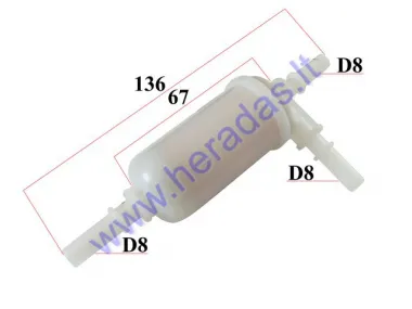 FUEL FILTER KTM, HUSQVARNA  93807018000