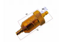 Fuel filter universal dismantable