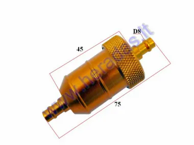 Fuel filter universal dismantable