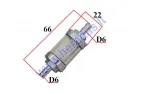 Filtras kuro universalus metalinis 6MM