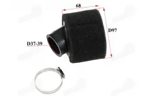 Filtras oro ATV keturračio motociklo D38MM 45 LAIPSNIŲ KAMPAS