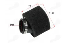 Filtras oro ATV keturračio motociklo D45MM 45 LAIPSNIŲ KAMPAS