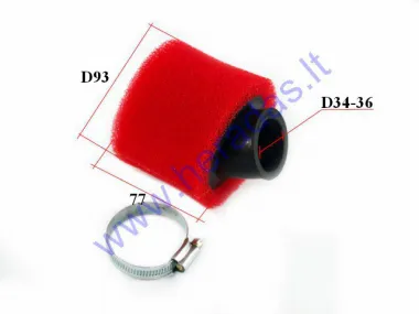 Filtras oro ATV keturračio motociklo diametras 34-36
