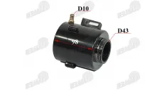 Filtras oro keturračio motociklo Bashan 200-250cc D45mm su korpusu