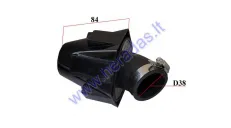 Air filter for scooter, motorcycle, ATV with cover