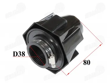 Filtras oro motociklo, motorolerio, keturračio su korpusu 38MM