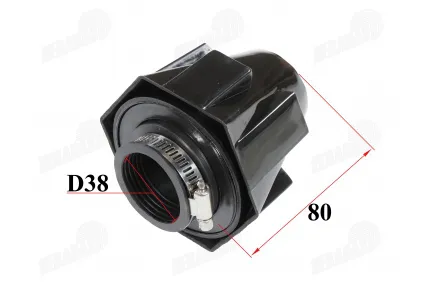 Filtras oro motociklo, motorolerio, keturračio su korpusu 38MM