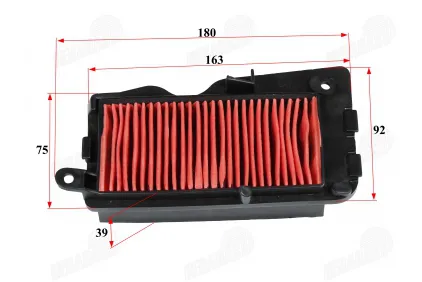 Air filter for scooter, motorcycle GY6 4T 125cc 150cc Bashan 152QMI