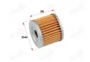 Filtras tepalo BSE tinka krosiniam motociklui NXT300 varikliui CBF33320 ZS174MN-3