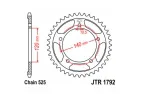 Rear sprocket 45 teeth, 525 chain