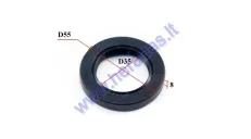 Rear swing arm oil seal for quad bike