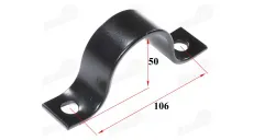 Rear axle bracket for right side electric tricycle, scooter fits HIMOTO HM3
