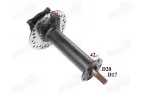 Rear half shaft right side for electric tricycle, scooter fits HIMOTO HM3