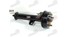 Galinis pusašis dešinės pusės elektrinio triračio PRAKTIK2 EKO