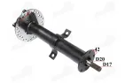 Rear axle shaft left side for electric tricycle, scooter fits HIMOTO HM3
