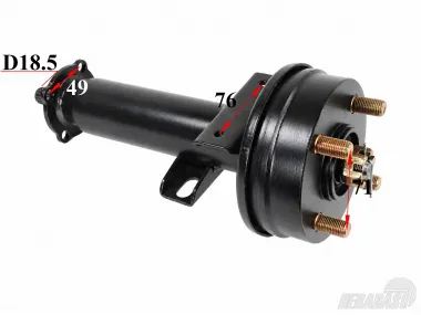 Rear axle left side for electric tricycle PRAKTIK1 EKO