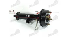 Galinis pusašis kairės pusės elektrinio triračio PRAKTIK2 EKO