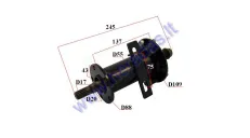 Rear left half axle of electric trike scooter ST96