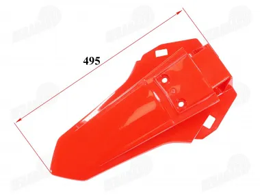 Galinis sparnas motociklo tinka DB50PRO