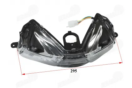Tail light for scooter fits FLASH50, RUBI50   E marking