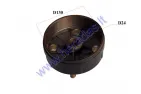 Rear brake drum (case) for three-wheel electric scooter PRACTIC1,2
