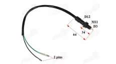 Rear brake sensor with nuts fits MINICHOPER