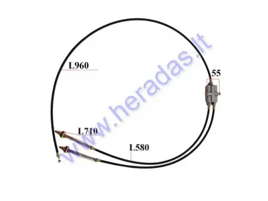 Galinių stabdžių trosas elektrinio keturračio, skuterio  XL4L COMFIMAX