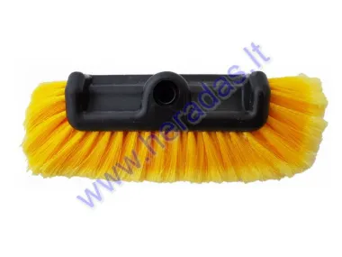 Head for telescopic washing brush