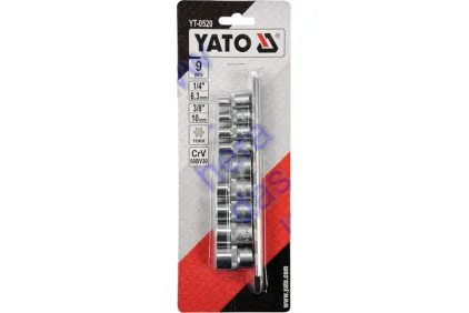 Torx socket set 9 piece E5-E16