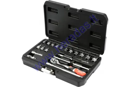 SOCKET SET 1/4", 20 pc