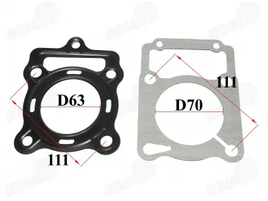 Head, cylinder gasket for ATV quad bike ATV200 D63 bASHAN