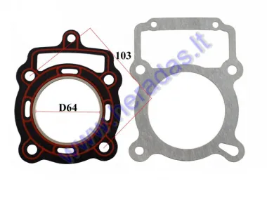 Galvutės tarpinė keturračio ATV250cc D64.3