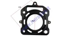 Water-cooled cylinder head gasket for ATV200cc LC