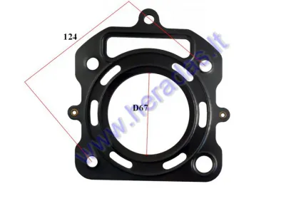 Galvutės tarpinė vandeniu aušinamam ATV200cc LC Bashan 72x68mm