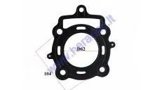 WATER-COOLED CYLINDER HEAD GASKET FOR ATV200cc LC Bashan D62 104mm