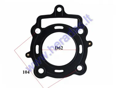 WATER-COOLED CYLINDER HEAD GASKET FOR ATV200cc LC Bashan D62 104mm