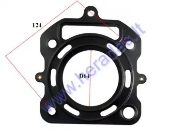 Water-cooled cylinder head gasket D64 for ATV200cc LC Bashan