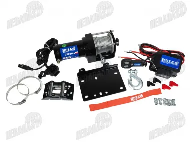 Electric Winch 12V 0.9HP Pulling Power: 1134kg/2500LB