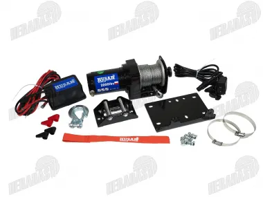Electric Winch 12V 0.9HP Pulling Power: 907kg/2000LB