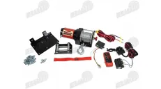 Electric Winch 12V 1.4HP Pulling Power: 1360kg/3000LB